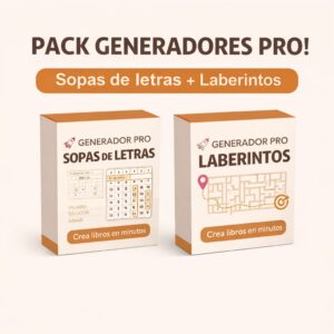 Pack PRO Generadores (Sopas + Laberintos)